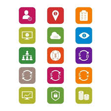 Gambar 15 Lembaran Ikon Perniagaan Terasing Pada Latar Belakang Putih Industri Wang Keusahawanan Png Dan Vektor Untuk Muat Turun Percuma Business Icon White Background Icon