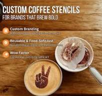 Custom Coffee Stencils