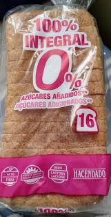 Pan De Molde 100 Integral 0 Azucares Anadidos Hacendado 460g