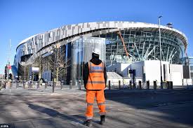 Is it not possible for foreigners to go to a stadium on matchday and buy tickets (if it is not sold out like. Builders Add Finishing Touches To Tottenham S 1bn Stadium Exterior As Panels Are Installed Daily Mail Online