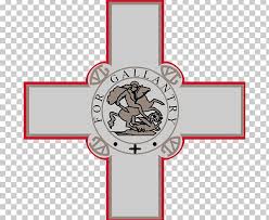 The george cross ( gc ) is the equal highest award of the united kingdom honours system , being second in the order of wear (but equal precedence) to the victoria cross. Award Of The George Cross To Malta Flag Of Malta Maltese Cross Png Clipart Free Png