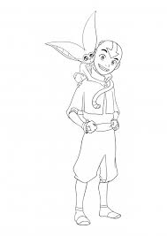 Pypus is now on the social networks, follow him and get latest free coloring pages and much more. Momo Hugs Aang Coloring Pages Avatar The Legend Of Aang Coloring Pages Colorings Cc