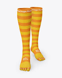 Download Long Toe Socks Mockup In Apparel Mockups On Yellow Images Object Mockups