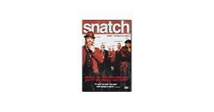 Amazon.com: Snatch : Benicio Del Toro, Brad Pitt, Dennis Farina, Vinnie  Jones, Mike Reid, Jason Flemyng, Rade Serbedzija, Jason Statham, Alan Ford,  Robbie Gee, Lennie James, Ewen Bremner, Sam Douglas, Adam Fogerty,