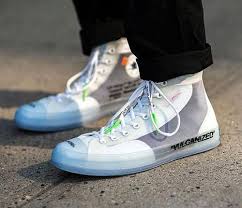 2018 Off White X Converse Chuck Taylor 1970s Sneakers Womens Mens White Blue Sale Sneakers Men Fashion Off White Converse Chucks Converse