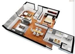 Tipos De Plantas De Casas De 120m2 3d Home Design Plans Architectural House Plans House Plans