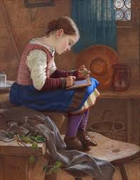 Sir Frederic William Burton Victorian Painter Irish Painters Realistic Art Circle Artwork
