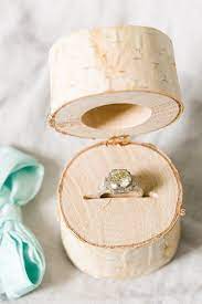 Diy Log Ring Box Diy Wedding Ring Ring Boxes Diy Wooden Ring Box