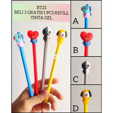Gemilang Wallpaper New Motives Pulpen Karakter 21 Motif Lucu Dan Unik Shopee Indonesia