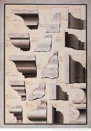 Methode Pour Profiler Geometriquement Chaque Menbre Sic De Moulure De Plusieurs Manieres Dessin Jn Moulure Architecture Classique Plan Petite Maison