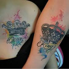 Crown finger tattoo google search crown finger tattoo finger. Top 50 King And Queen Tattoos For Loving Couples Wittyduck