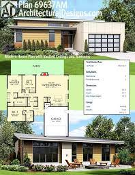 Plan 69637am Modern House Plan With Vaulted Ceilings And Transoms Modern House Plan Modern House Plans Small Modern House Plans