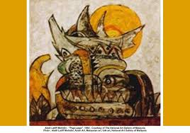 Seni (art) berasal dari kata sani (sanskerta) yang berarti pemujaan, persembahan, dan pelayanan. Lukisan A Latiff Mohidin Dalam Jiwanya Kuseman Com