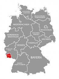 The state is located at the border. Five Maps That Explain Saarland Germany S 100 Year Old State The Local