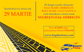 Bogdan Trans Transport Aeroport Cluj Napoca Baia Mare NegreÈ™ti OaÈ™