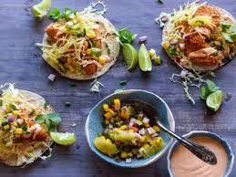 You get deliciously seasoned, tender and flaky fish pieces layered over hearty corn tortillas along with the best tacos toppings, and it's all finished with a rich and creamy fish tacos sauce. Top Taco Recipes Cooking Channel Best Mexican Recipes And Menus Cooking Channel Cooking Channel
