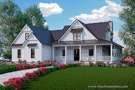 Farmhouse revival southern living house plans. Carolina Farmhouse Modern Farmhouse House Plan