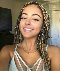 Pin By Clarice Pires On Braids Hair Styles Cornrows With Box Braids Hair Stayl