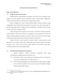 Pdf Metodologi Penelitian Kualitatif Sigit Suhandoyo Academia Edu