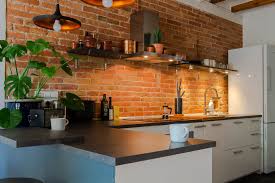 If you merely have a narrow room to install your kitchen in your home, then it's is significant to pick the design for your own kitchen, particularly once you want a. Line S Barcelona Apartment With Retro Vibes Colour Your Casa Barcelona Apartment Kitchen Inspirations Brick Wall Decor