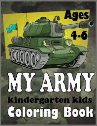 Navy aircraft carrier with jets military coloring yescoloring coloring pages free safe bold bossy. My Army Kindergarten Kids Coloring Book Ages 4 6 Military Coloring Book Discover This Amazing Collection Of Coloring Pages House Tulip Press 9781704829364 Amazon Com Books