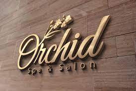 Logo Mock Up For The Logo I Did For Orchid Spa And Salon Logo De Spa Logotipo De Salon Logo Salon De Belleza