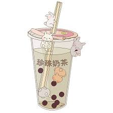 #ramen #bubble tea #boba tea #mermaid #wlw #watercolor #can i call them les8fins? Bubble Tea Boba Bunnies Photographic Print By Supremiere Bubble Tea Boba Tea Wallpaper Bubble Tea