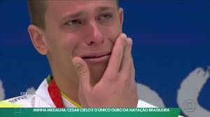Descubra quem o campeão cesar cielo considera seu principal rival nas piscinas. Minha Medalha 1Âº Ep Cesar Cielo Youtube