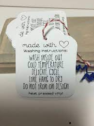 Washing Instructions For Heat Transfer Vinyl Items Made With Shirt Ideas Vinyl Heat Transfer Diy Cricut Cricut Projects Beginner