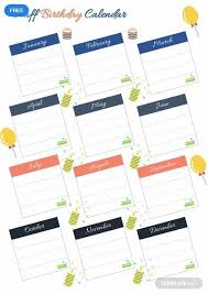 Free Staff Birthday Calendar Template Pdf Word Doc Excel Apple Mac Pages Apple Numbers Birthday Calendar Calendar Calendar Template