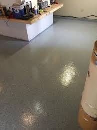 I D Love To Have A Clean And Shiny Garage Floor Like This I Love The Gray Speckled Color And How It Goes With That Work Workbench Clean And Shiny Garage Floor