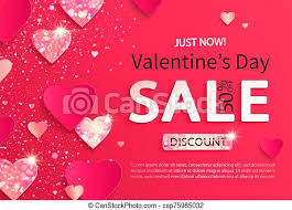 Maybe you would like to learn more about one of these? Sale Banner For Valentine S Day Just Now Discounts Poster With Glitters And Shiny Hearts On Pink Abstract Background Canstock