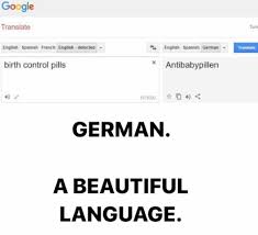 Birth Control Pills In German Pin Van Irrelevant Op Funny Pop Culture