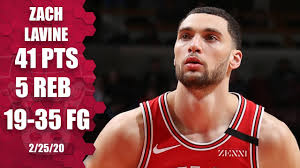 He played at a very high level and was the 7th leading scorer in the league at 27.4 ppg. Zach Lavine Surges For 41 Points In Thunder Vs Bulls 2019 20 Nba Highlights Youtube
