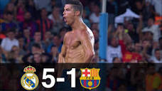 Real Madrid vs Barcelona 5-1 Goals & Highlights w/ English ...