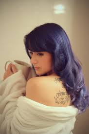 After Applying A Blue Hair Dye Over My Purple Hair It S Faded Into A Really Nice Shade Rainbow Hair Color Hair Hair Color Purple