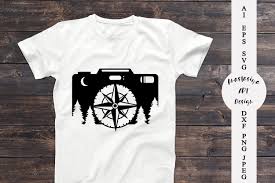 This free svg cutting file has separate layers, perfect for nautical themed scrapbooking, card making, and paper crafts! Camera And Compass Svg Camping Shirt Svg Travel Dxf 714662 Illustrations Design Bundles