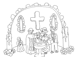 Dessins Gratuits A Colorier Coloriage Bapteme A Imprimer