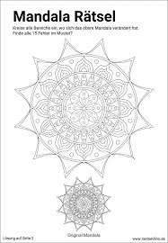 Mandalas zum entspannen (stressabbau) + bonus 60 kostenlose malvorlagen zum ausmalen (pdf zum ausdrucken) (german edition) in dem neuen buch sind tolle neue individuelle mandalas zum ausmalen und ich freue mich schon sehr darauf. Mandala Ratsel Fur Erwachsene