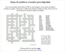 Juego De Palabras Cruzadas Para Imprimir Palabras Cruzadas Palabras Aula De Espanol