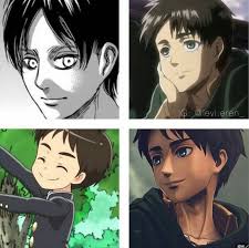 Eren Jaeger S Smile In Manga Snk Anime Attack On Junior High Chibi And Game Attack On Titan Anime Attack On Titan Attack On Titan Eren