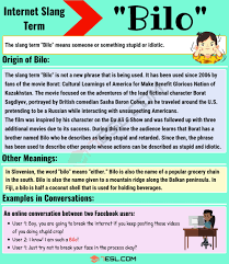 Well, i recently answered a question about camel toe, but i didn't have a clue what it meant either. Bilo Meaning What Does Bilo Mean With Useful Conversations 7esl