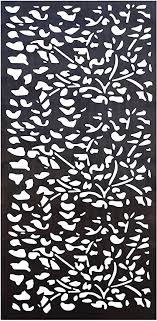 Find the best prices for outdoor metal screens on shop better homes & gardens. Amazon Com Stratco Decorative Laser Cut 6 X 3 Foot Lightweight Steel Metal Privacy Screen Wall Art Hanging Panel For Walls And Fences Flora Design Set Of 2 Garden Outdoor