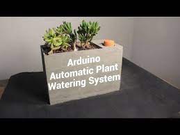 Arduino Automatic Plant Watering System Meet Sprout The Modern Indoor Planter Which Automatically Waters Plant Watering System Plants Self Watering Planter