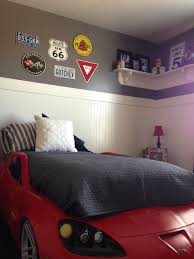 Boy car room boys car bedroom race car room big boy bedrooms truck bedroom hot wheels bedroom car themed rooms bedroom themes bedroom ideas. Need To Update Jd S Room Substitute His Red Craftsman Toolbox For The Bed And I Like The Look Big Kid Bedroom Boy Room Red Boy Room