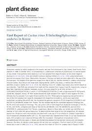 Cactus virus x (cvx) is a plant pathogenic virus of the family alphaflexiviridae. Pdf First Report Of Cactus Virus X Infecting Hylocereus Undatus In Korea