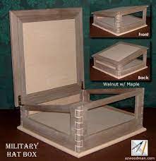 Custom Chief S Hat Box Coast Guard Cobination Cover Box Military Hat Box Shadow Box Diy Shadow Box