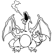 Последние твиты от dessin pokémon (@juliendessin). Coloriage Pokemon Dracaufeu En Ligne Gratuit A Imprimer