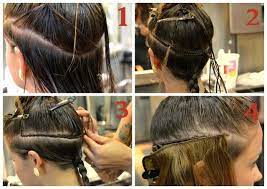 How To Put In Weft Hair Extensions Short Hair Styles Sew In Hair Extensions Short Hair Waves
