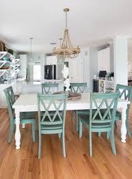 Blue And White Coastal Dining Room Coastal Dining Room Coastal Dining Room Table Beach Dining Room